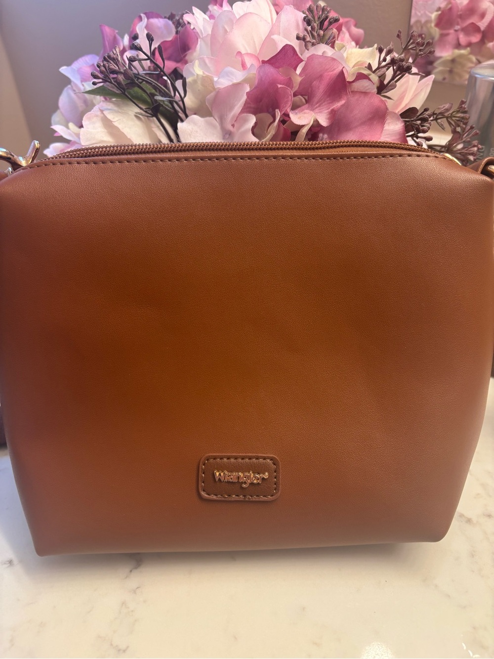 Wrangler Caramel Brown Women's Crossbody Bag